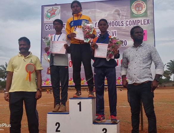 South zone state level CBSE CLUSTER VI-athletic meet -2019 Bronze Medal Winner - 100 & 200 Mtr